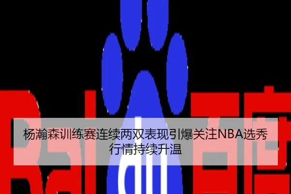 杨瀚森训练赛连续两双表现引爆关注NBA选秀行情持续升温